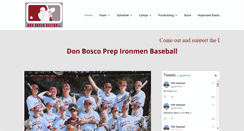 Desktop Screenshot of donboscoprepbaseball.com